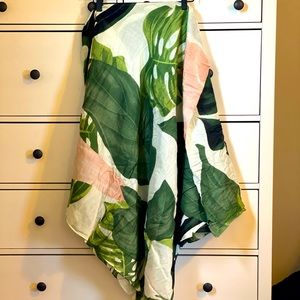 Virginia Wolf tropical print multi wear wrap